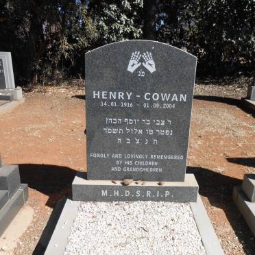 COWAN Henry 1916-2004