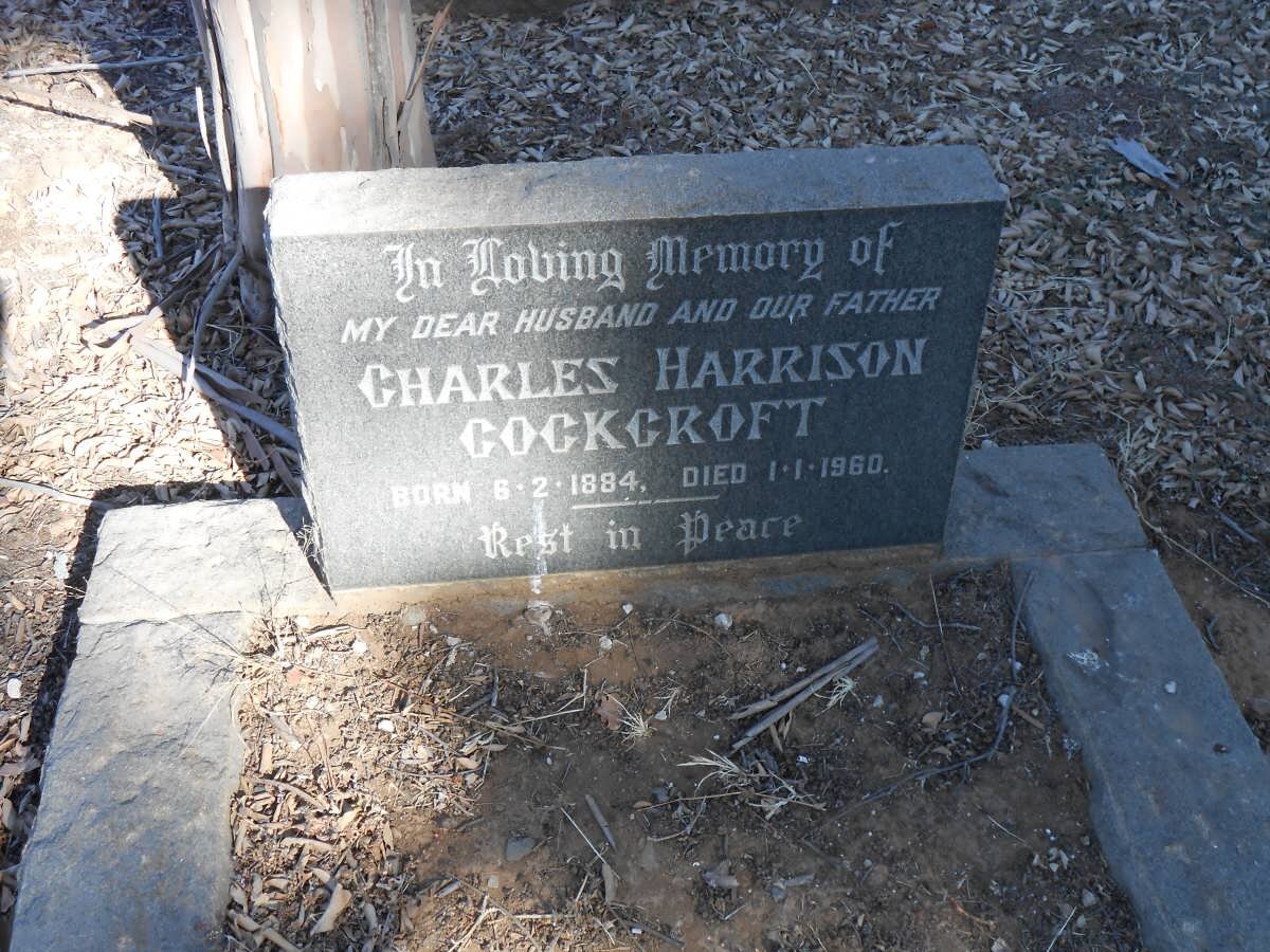 COCKCROFT Charles Harrison 1884-1960