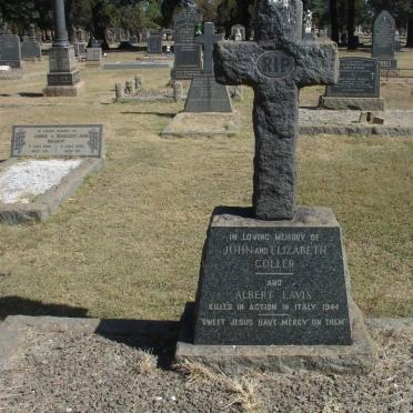 COLLER John &amp; Elizabeth :: LAVIS Albert 1944