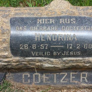 COETZER Hendrina 1957-1968