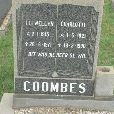 COOMBES Llewellyn 1915-1971 &amp; Charlotte 1921-1990
