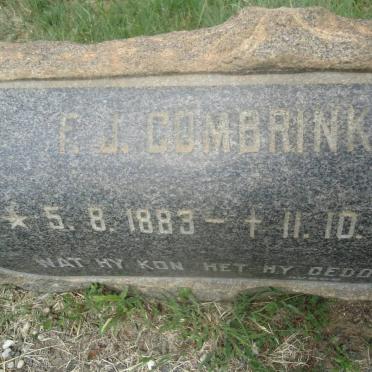 COMBRINK F.J. 1883-1971