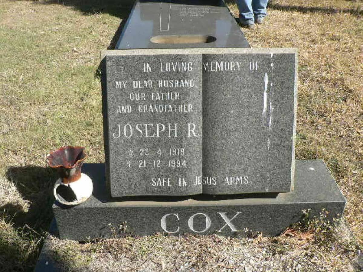 COX Joseph R. 1919-1994