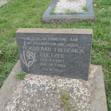 COETZEE Herculaas Frederick 1927-1968
