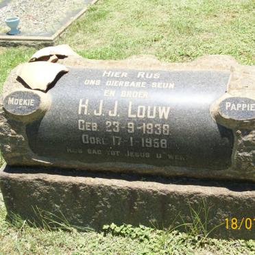 COCKROFT Wallace -1937 :: LOUW Moekie 1920-1988 :: LOUW H.J.J. 1938-1958
