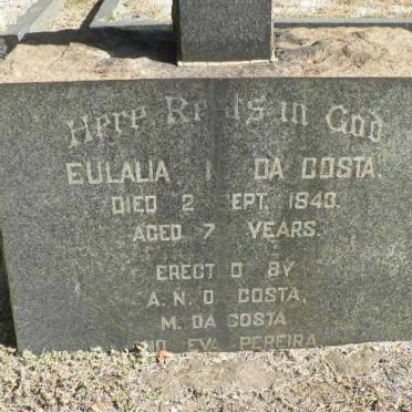 COSTA Eulalia N., da -1943
