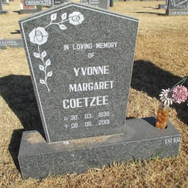 COETZEE Yvonne Margaret 1938-2001