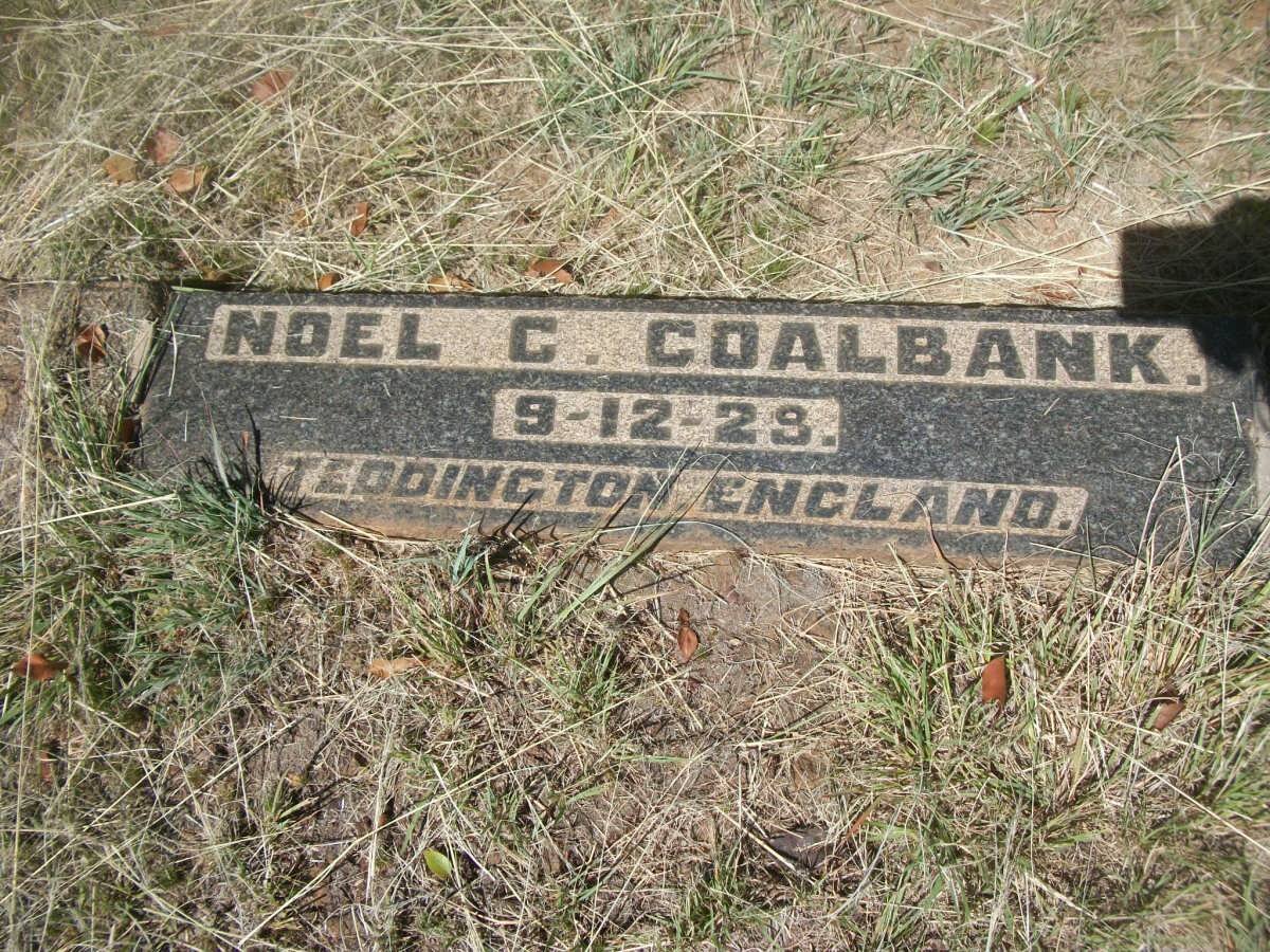 COALBANK Noel C. -1929
