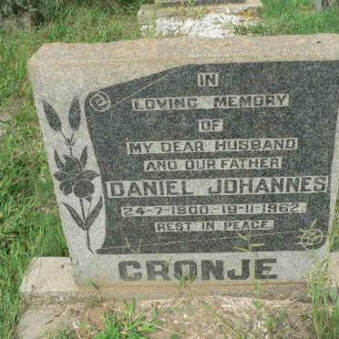 CRONJE Daniel Johannes 1900-1962