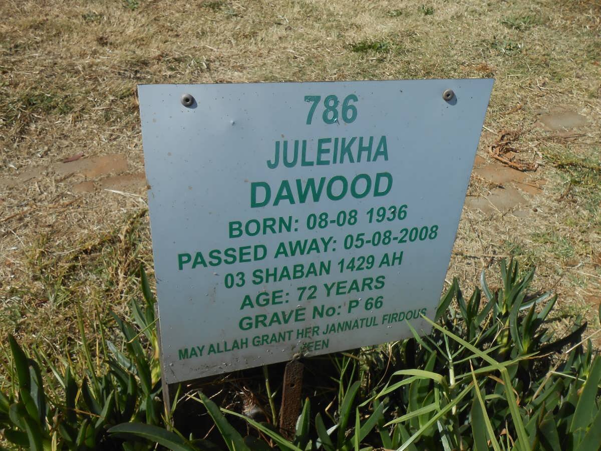 DAWOOD Juleikha 1936-2008