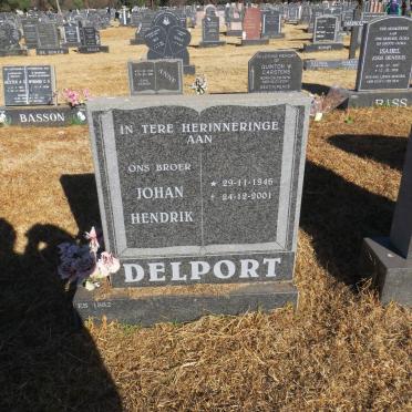 DELPORT Johan Hendrik 1946-2001