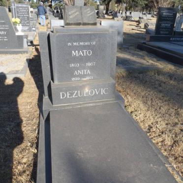 DEZULOVIC Mato 1893-1967 &amp; Anita 1899-1971
