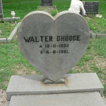 DHOOGE Walter 1930-1981