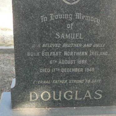 DOUGLAS Samuel 1885-1949