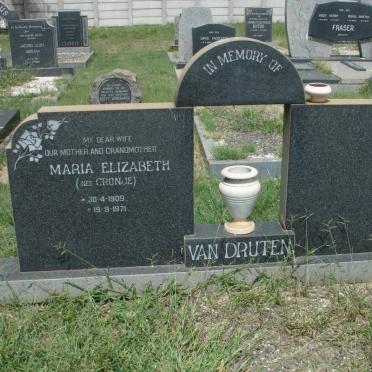 DRUTEN Maria Elizabeth, van nee CRONJE 1909-1971