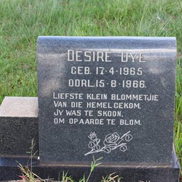 DYE Desiré 1965-1966