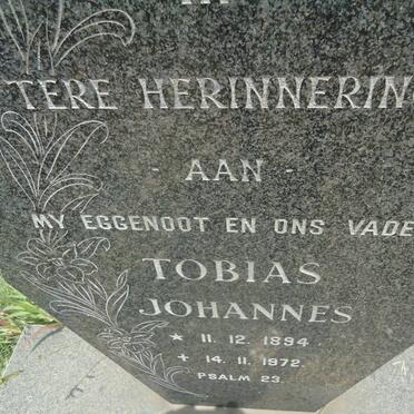 DYK Tobias Johannes, van 1894-1972