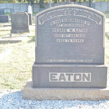 EATON George W. -1939 &amp; Esther HENRY 1862-1943