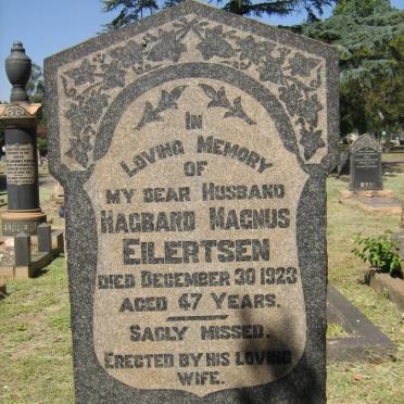 EILERTSEN Hagbard Magnus -1923