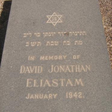 ELIASTAM David Jonathan -1942