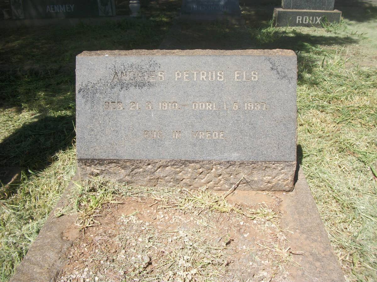 ELS Andries Petrus 1910-1997