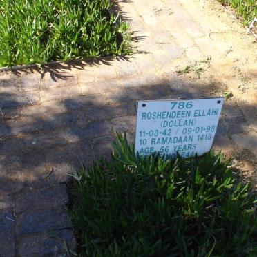 ELLAHI Roshendeen 1942-1998