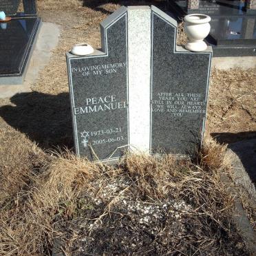 EMMANUEL Peace 1973-2005