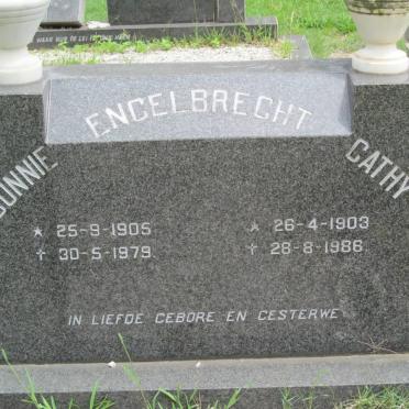 ENGELBRECHT Connie 1905-1979 &amp; Cathy 1903-1986