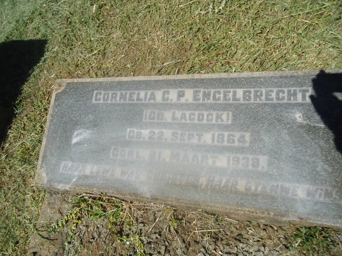 ENGELBRECHT Cornelia C.P. nee LACOCK 1864-1938