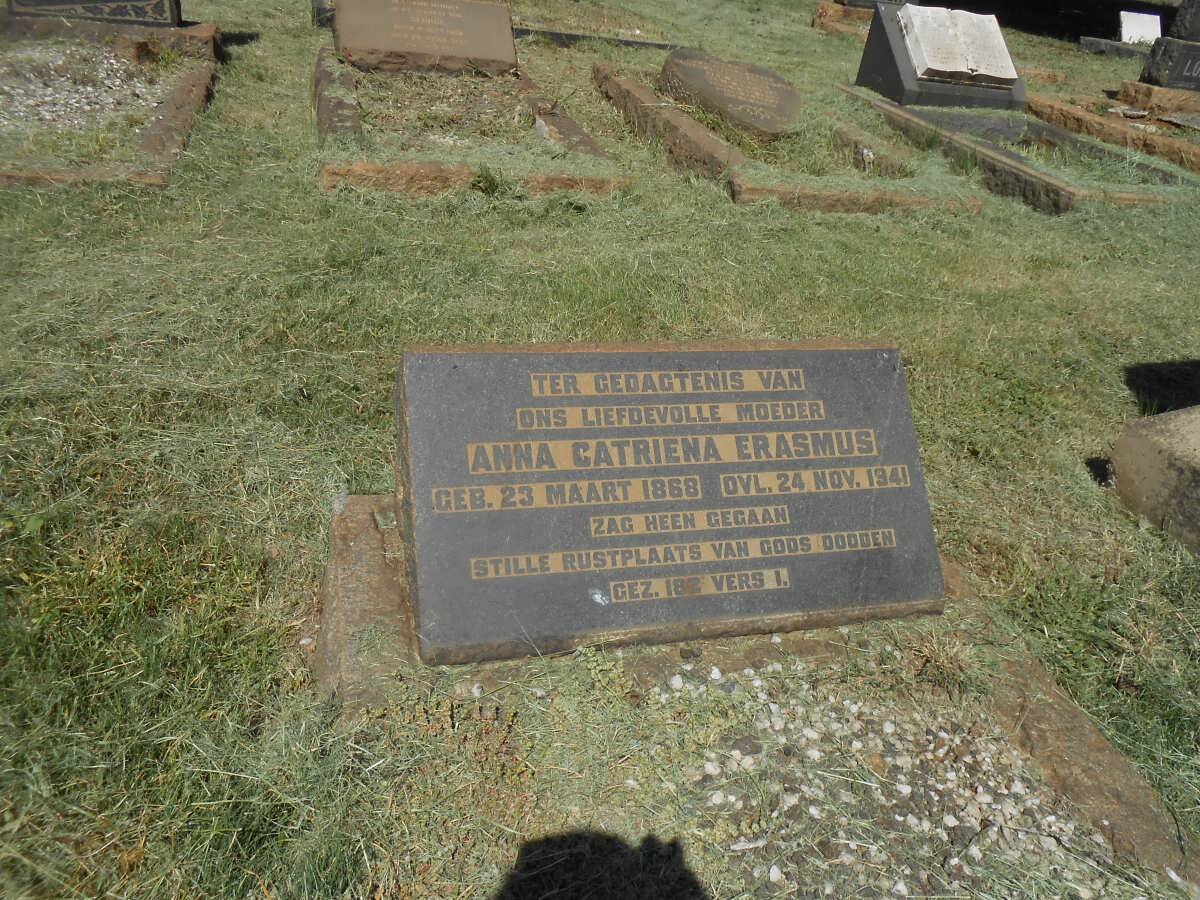 ERASMUS Anna Catriena 1868-1941