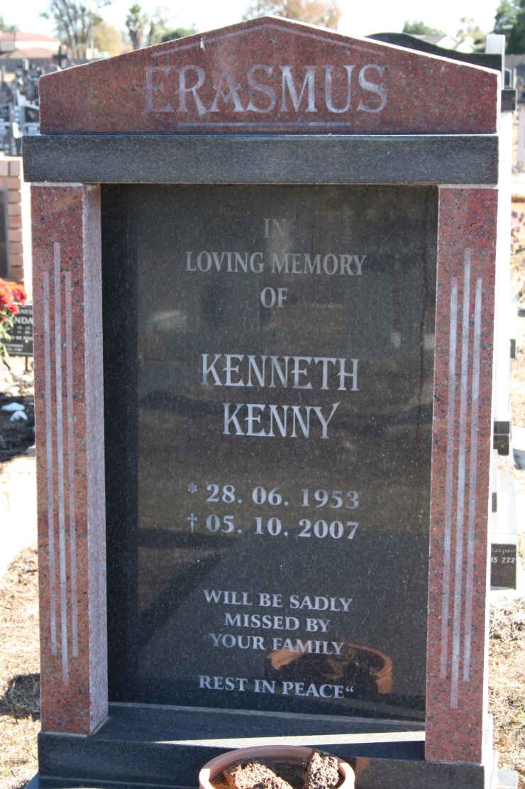 ERASMUS Kenneth 1953-2007