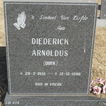 ERASMUS Diederick Arnoldus 1951-1998