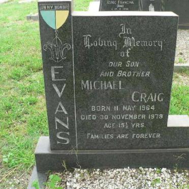 EVANS Michael Craig 1964-1979