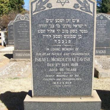 FAVISH Israel Mordechai -1949