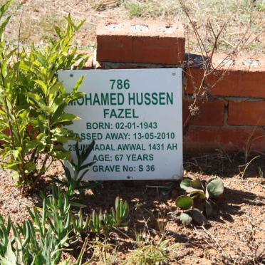 FAZEL Mohamed Hussen 1943-2010