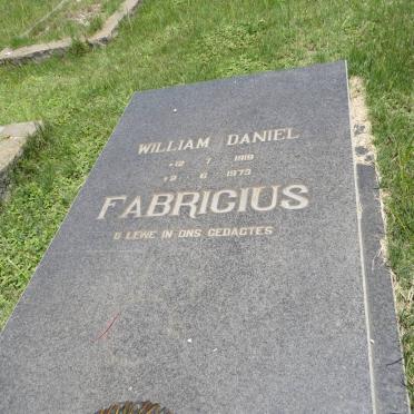 FABRICIUS Willem Daniel 1919-1973