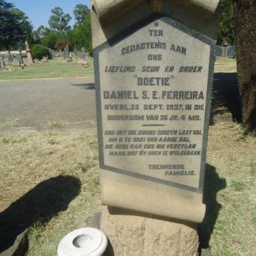 FERREIRA Daniel S.E. -1937