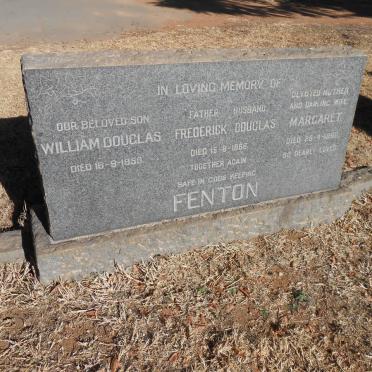 FENTON Frederick Douglas -1966 &amp; Margaret -1962 :: FENTON William Douglas -1959