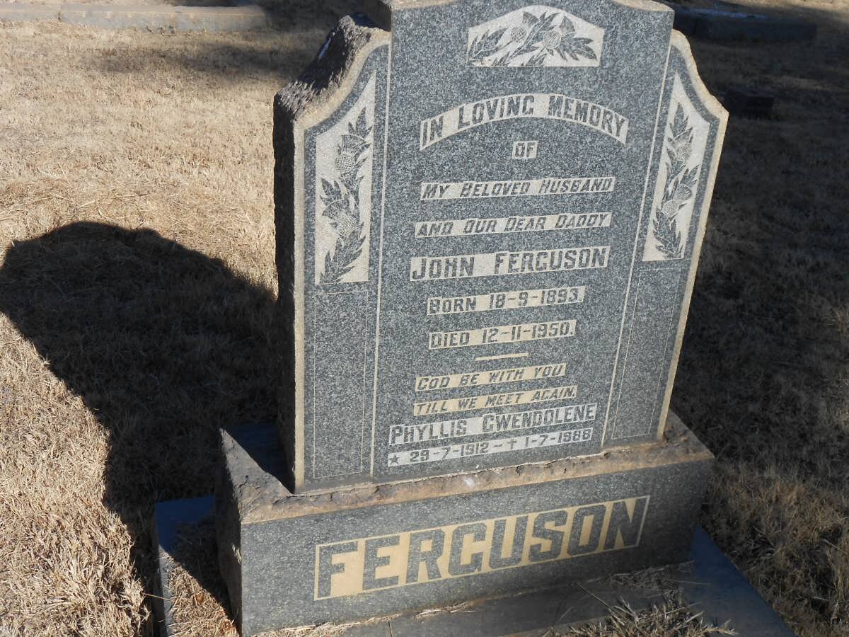 FERGUSON John 1893-1950 &amp; Phyllis Gwendolene 1912-1988