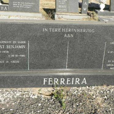 FERREIRA Ernst Benjamin 1938-1986 :: Werner 1963-1984