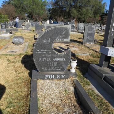 FOLEY Pieter Andries 1925-1991