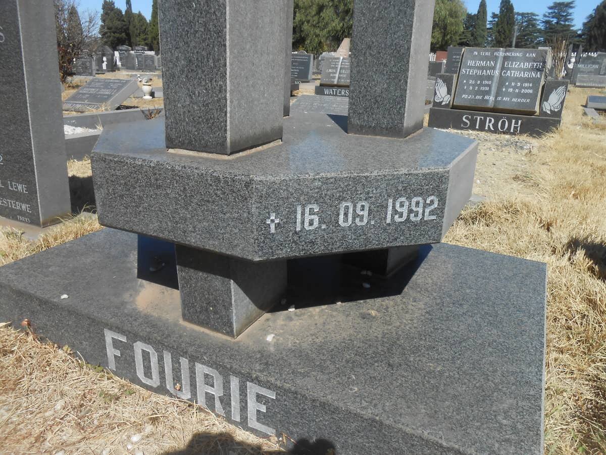 FOURIE Marie 1918-1992