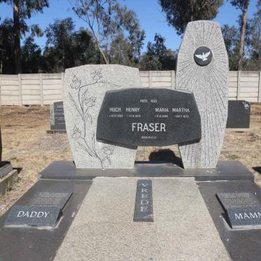 FRASER Hugh Henry 1883-1973 &amp; Maria Martha 1889-1972 