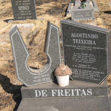 FREITAS Agostinho Teixeira, de 1937-2003