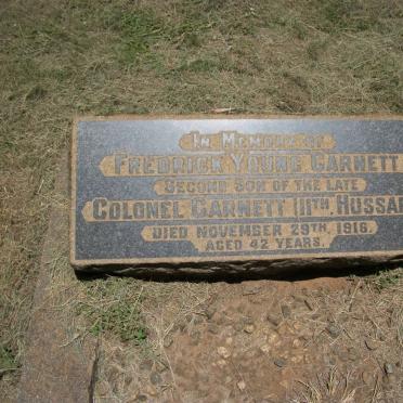 GARNETT Frederick Young -1916