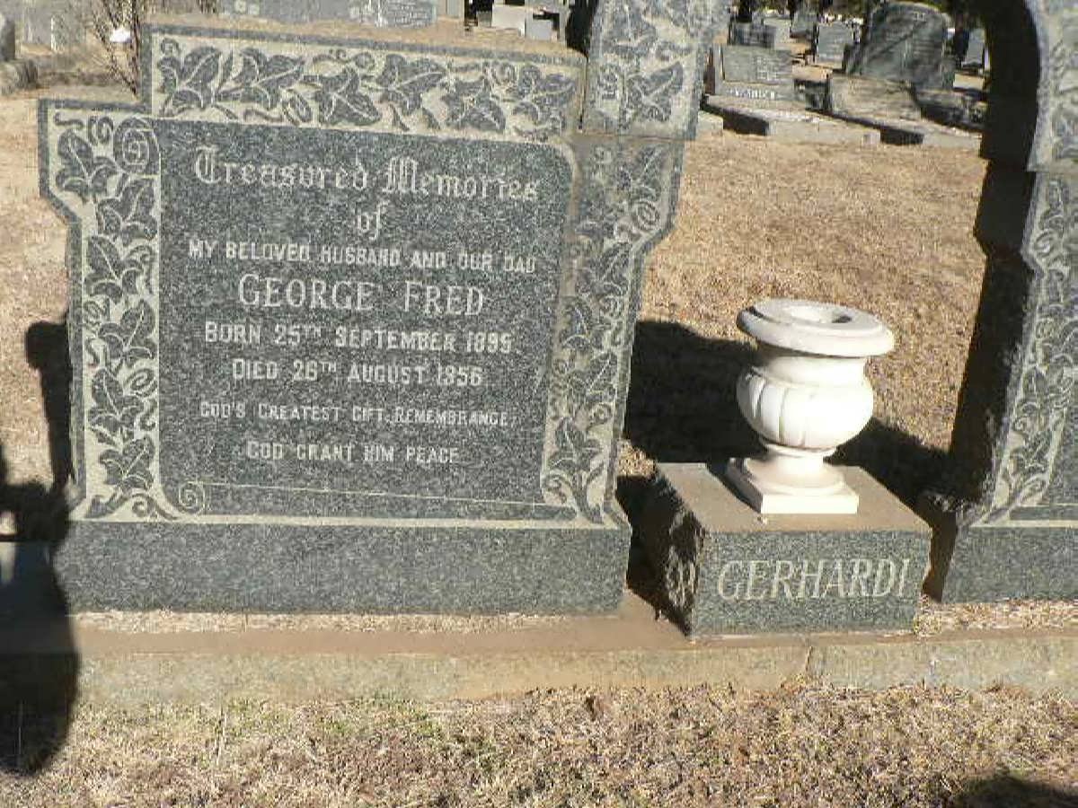 GERHARDT George Fred 1895-1956