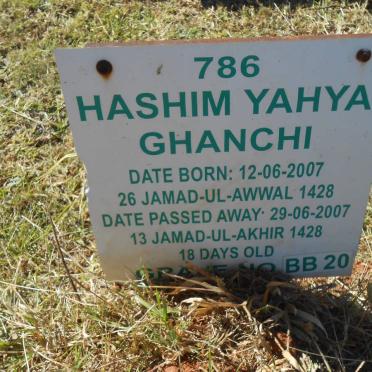 GHANCHI Hashim Yahya 2007-2007
