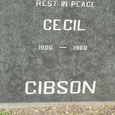 GIBSON Cecil 1906-1968