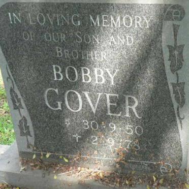 GOVER Bobby 1950-1978