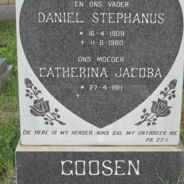 GOOSEN Daniel Stephanus 1909-1980 &amp; Catherina Jacoba 1911-